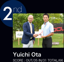 Yuichi Ota SCORE:OUT/35 IN/31 TOTAL/66