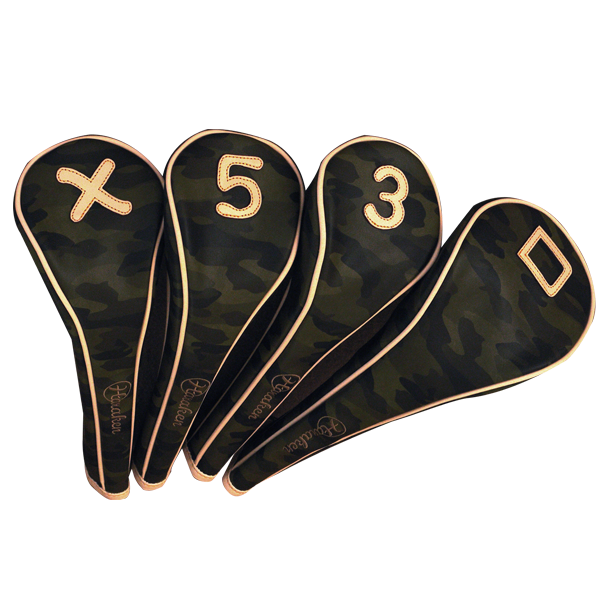 Head Cover Set Made in Japan Model by KOYAMA GOLF Haraken DOCUS GOLF